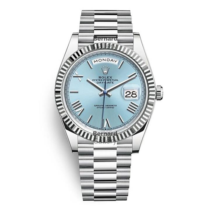 ساعت مچی مردانه رولکس چهار مهر جهانی Rolex Day-Date 40 Platinum